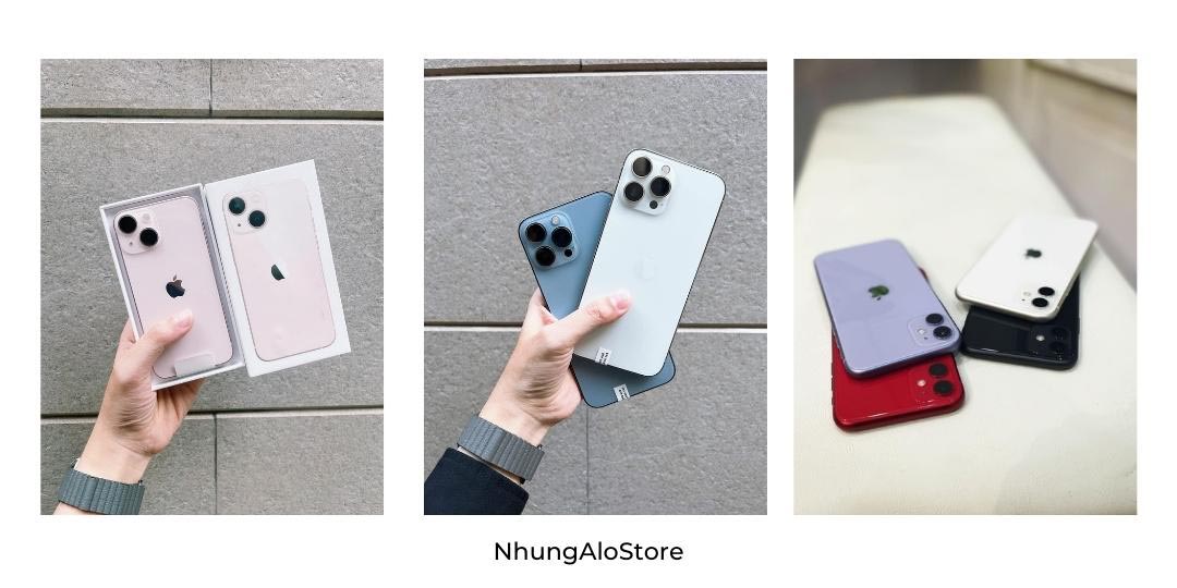 NhungAloStore có nhiều sản phẩm iPhone cho khách lựa chọn