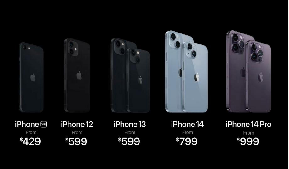 Giá bán các dòng series iPhone được Apple công bố - NhungAloStore